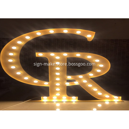 Outdoor Party Event Marquee LED Light Signs